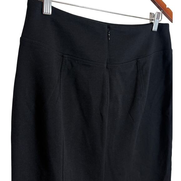 Michael Kors Women Skirt Black Straight Back Zipper Stretch Back Slit Career EUC - Picture 4 of 8